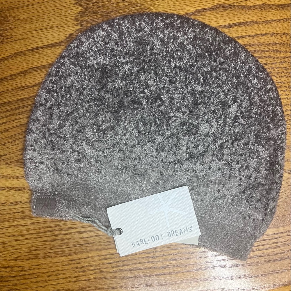 Barefoot Dreams Charcoal Knit Hat